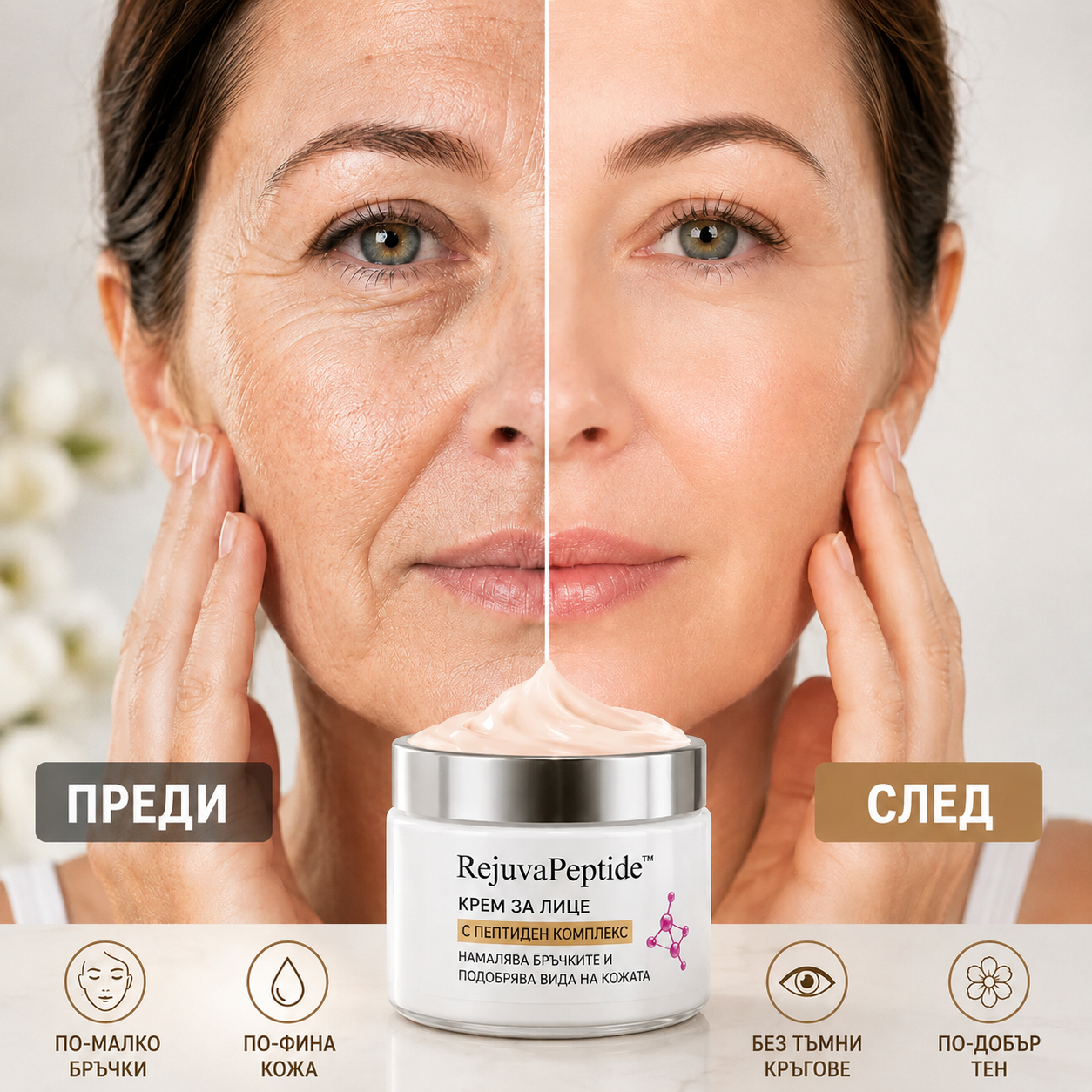 Подмладяващ крем RejuvaPeptide™